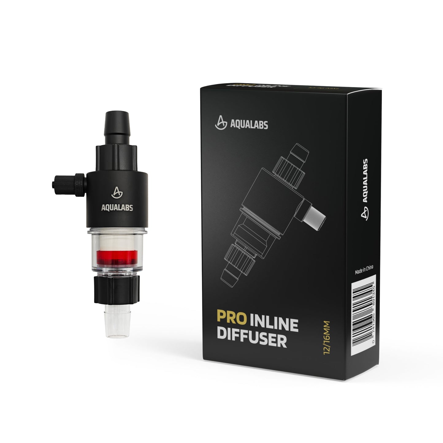 AquaLabs Pro Inline Diffuser 12/16mm