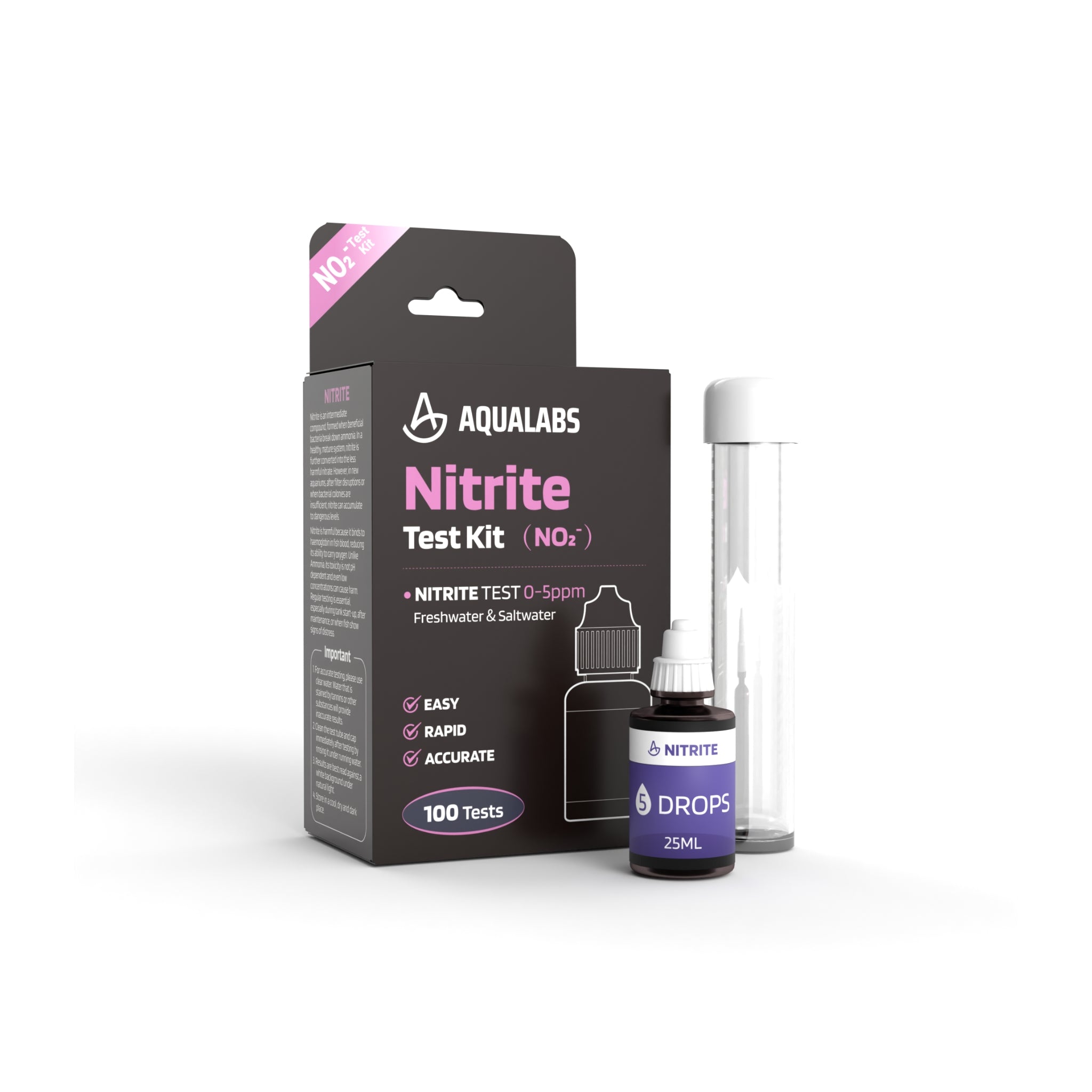 AquaLabs Nitrite Test Kit - Aquarium Test Kit – AQUALABS