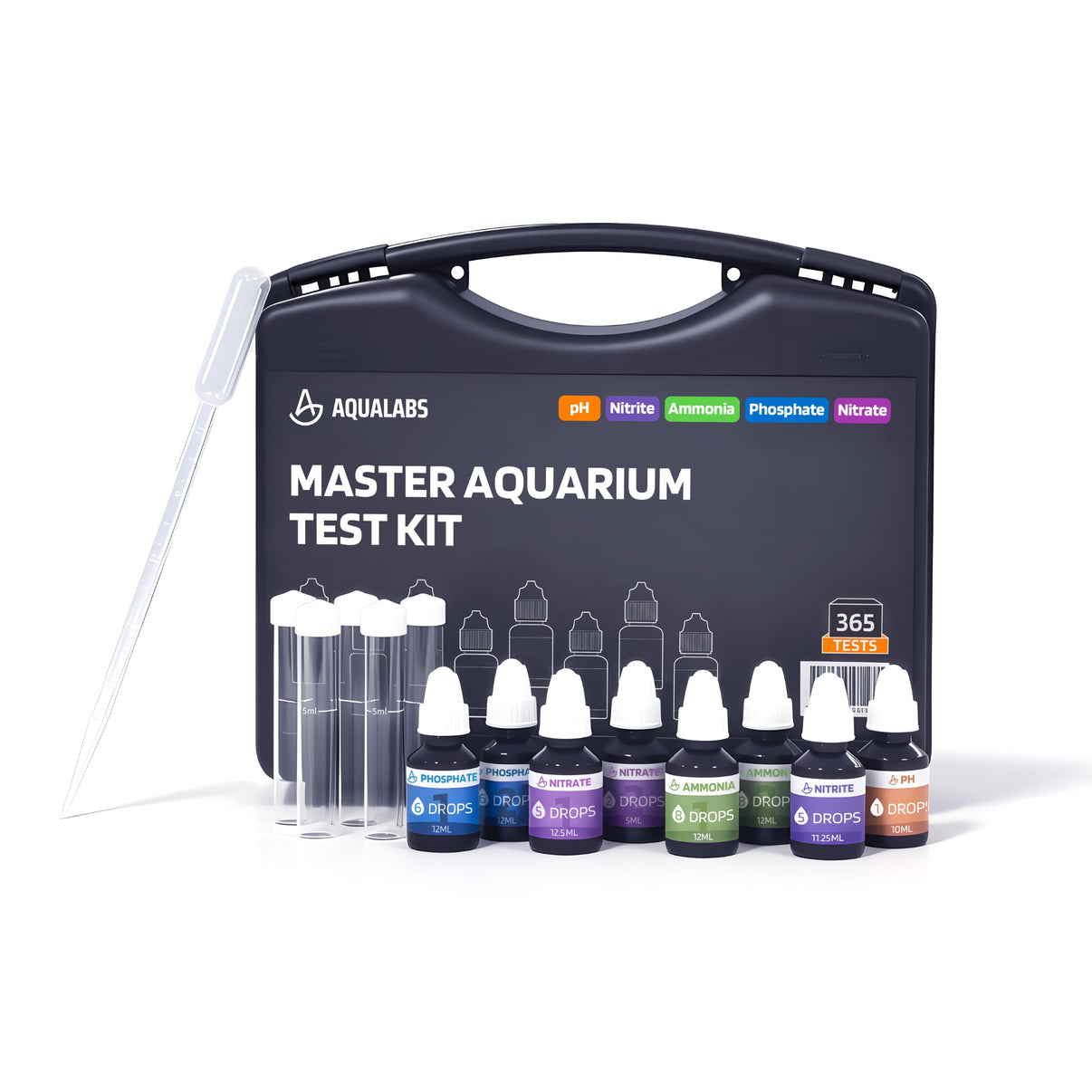 Checkmaster Test Kit AquaLabs Master Test Kit 5 in 1 - Aquarium Test Kit – AQUALABS