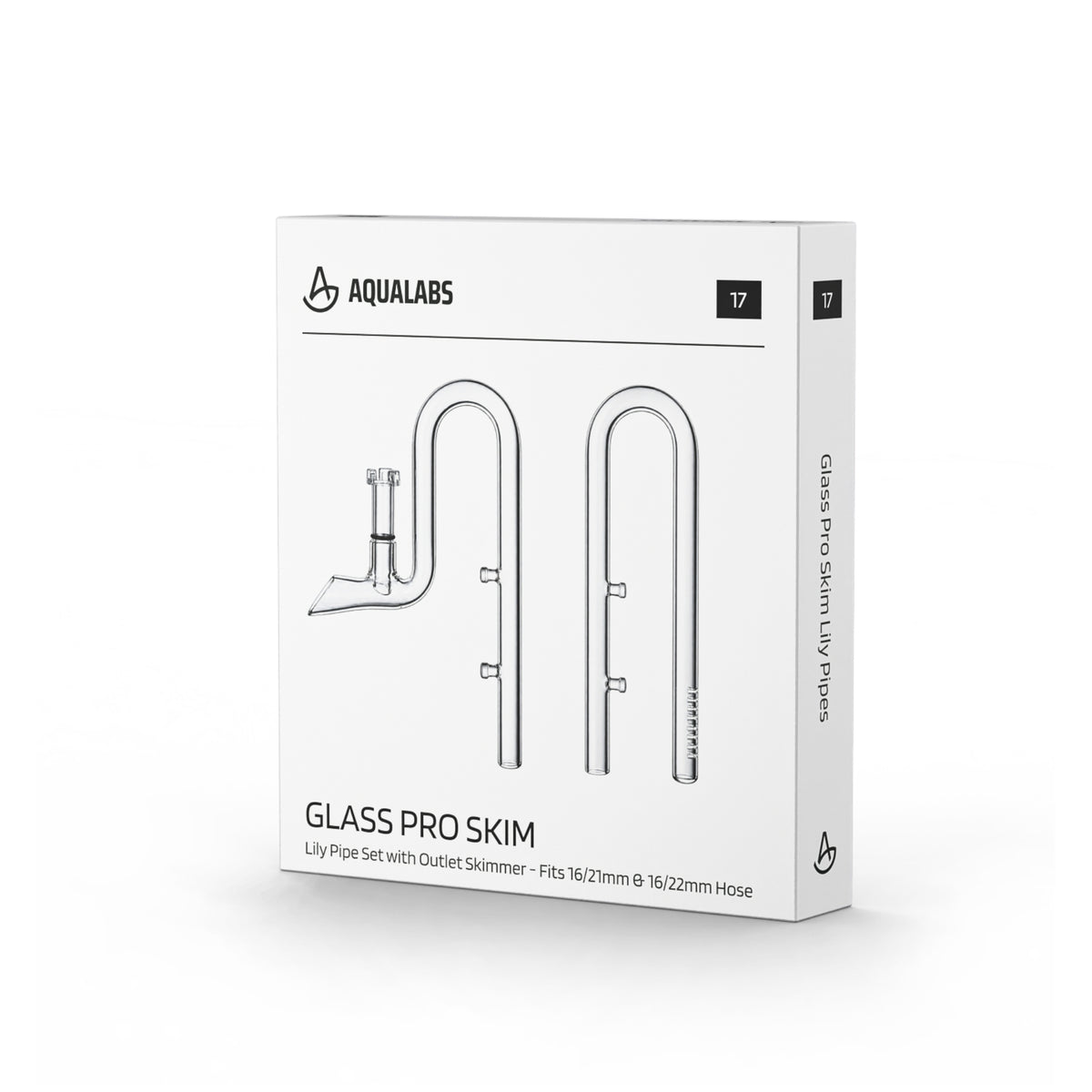 AquaLabs Glass Pro Skim Lily Pipes - 17mm