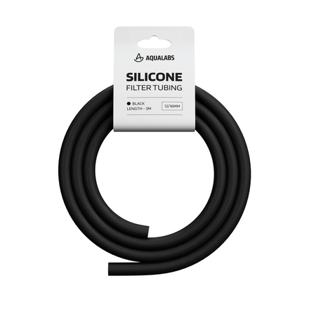 AquaLabs Silicone Filter Tubing 12/16mm Black