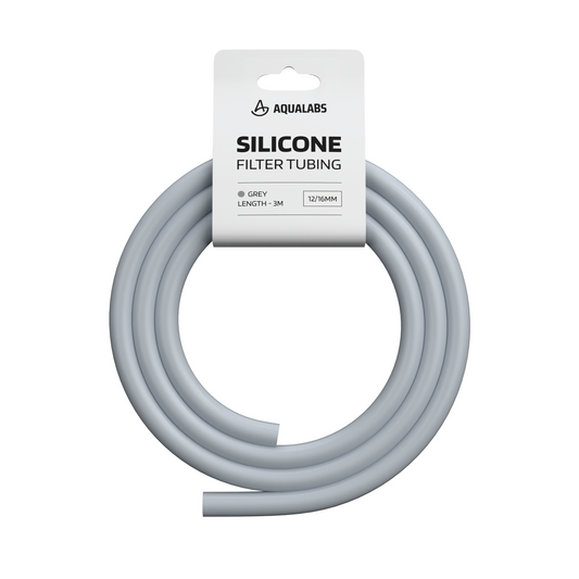 AquaLabs Silicone Filter Tubing 12/16mm Grey