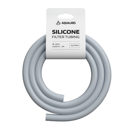 AquaLabs Silicone Filter Tubing 16/21mm Grey